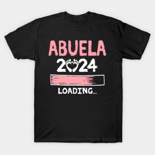 Abuela 2024 Loading Future New Grandma To Be T-Shirt